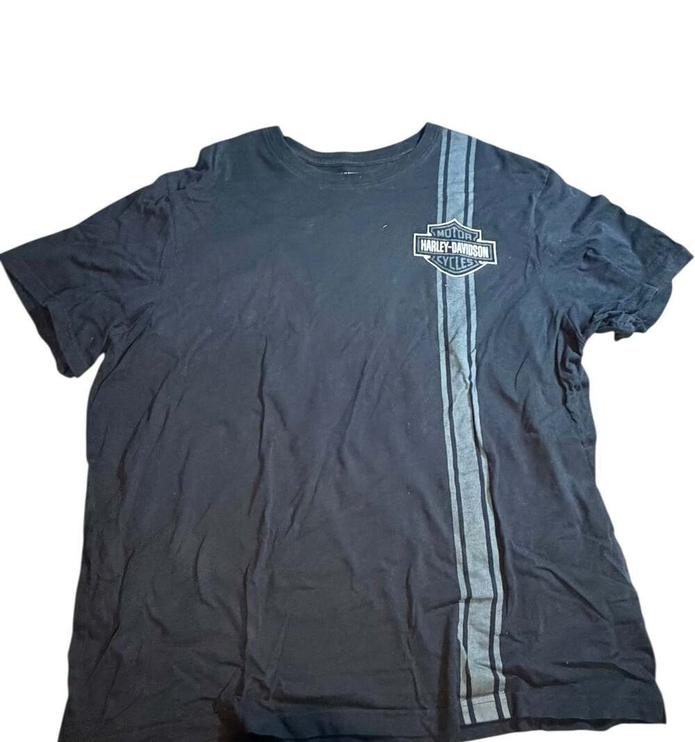 Harley-Davidson Men's Vertical Racing Stripe Bar & Shield Tee 2XL